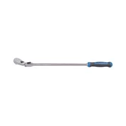 1/4" DRIVE 13¾" EIGHTY8 TOOTH LOCKING FLEX RATCHET WITH ERGO HANDLE - BLUE