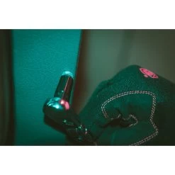 1/4" DRIVE 7-3/4" EIGHTY8 TOOTH BLACK CHROME LOCKING FLEX RATCHET WITH ERGO HANDLE - PURPLE -Hand Tool Store AFR68BLFP InUseImage 01 1500