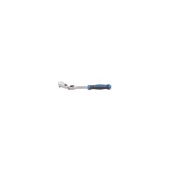 1/4" DRIVE 7¾" EIGHTY8 TOOTH LOCKING FLEX RATCHET WITH ERGO HANDLE - BLUE