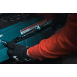 3/8" DRIVE 12-1/2" EIGHTY8 TOOTH LOCKING FLEX HEAD RATCHET WITH ERGO HANDLE - BLUE -Hand Tool Store BFR128LFB InUseImage 13 1500