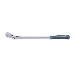 3/8" DRIVE 15½" EIGHTY8 TOOTH LOCKING FLEX RATCHET WITH ERGO HANDLE - BLUE