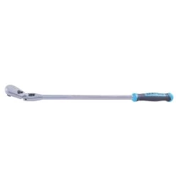 3/8" DRIVE 18-1/2" EIGHTY8 TOOTH LOCKING FLEX RATCHET WITH ERGO HANDLE - BLUE