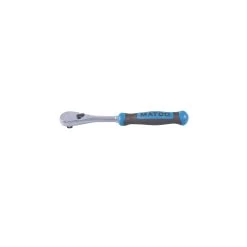 3/8" DRIVE 8-3/4" EIGHTY8 TOOTH FIXED RATCHET WITH ERGO HANDLE - BLUE
