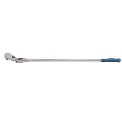 1/2" DRIVE 33-3/8" EIGHTY8 TOOTH LOCKING FLEX RATCHET WITH ERGO HANDLE - BLUE