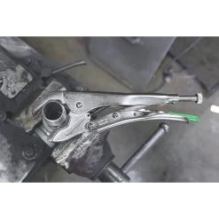 10" LOCKING PLIERS WITH COMBINATION PLUS JAW -Hand Tool Store CLP10P In UseImage 01 1500