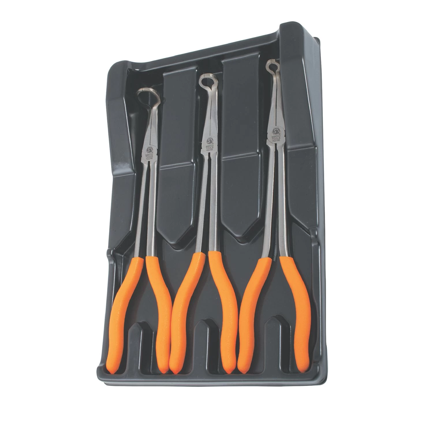 3 PIECE 11" ORANGE HOSE GRIP PLIERS SET 4 3 PIECE 11" ORANGE HOSE GRIP PLIERS SET - Image 2