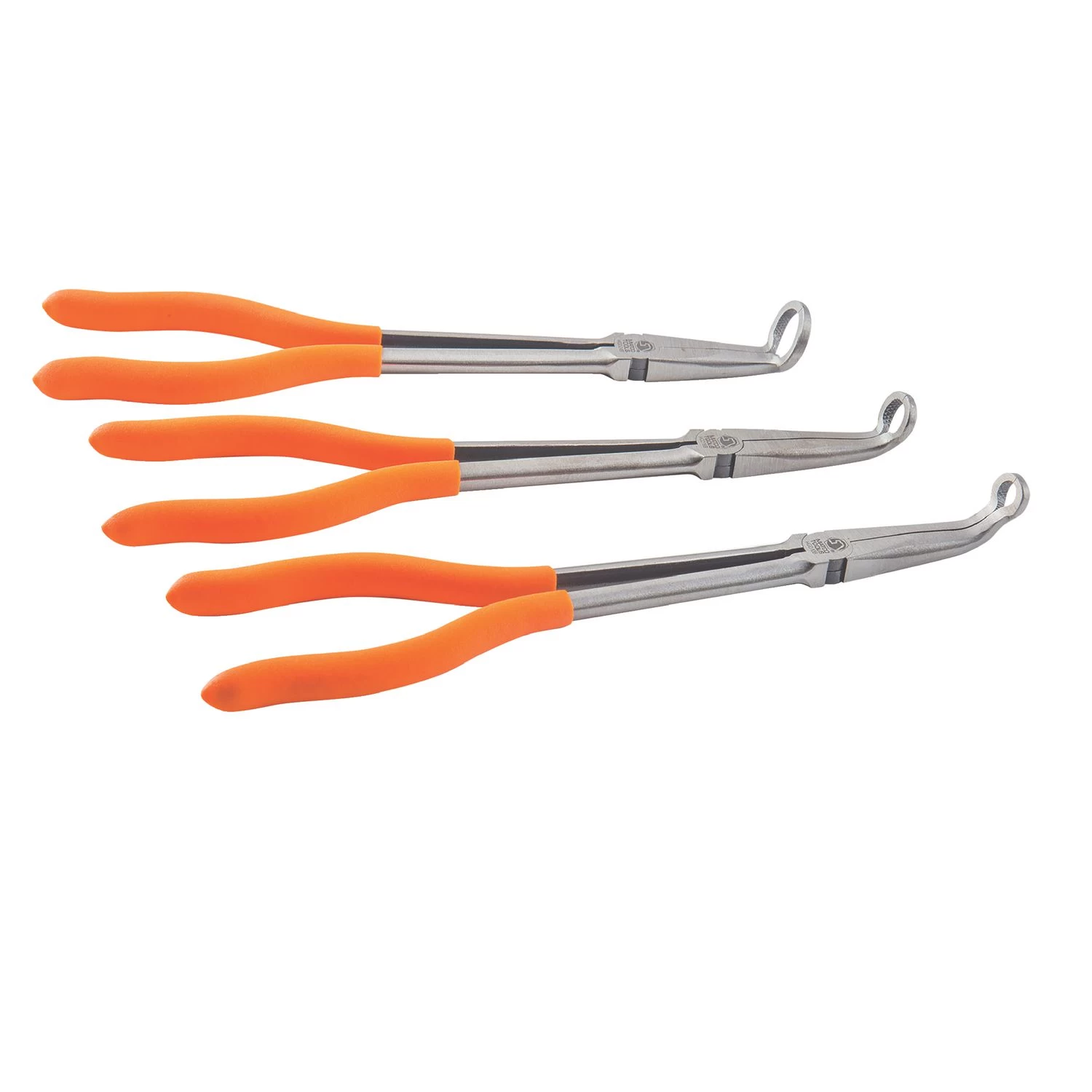 3 PIECE 11" ORANGE HOSE GRIP PLIERS SET 5 3 PIECE 11" ORANGE HOSE GRIP PLIERS SET - Image 3