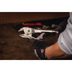 10" STRAIGHT JAW LOCKING PLIERS -Hand Tool Store MLSJC10 InUseImage 02 1500