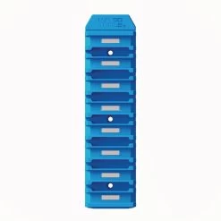 MAGNETIC SCREWDRIVER HOLDER - 8 SLOTS - BLUE