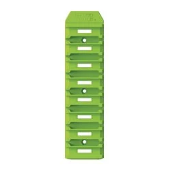MAGNETIC SCREWDRIVER HOLDER - 8 SLOTS - GREEN