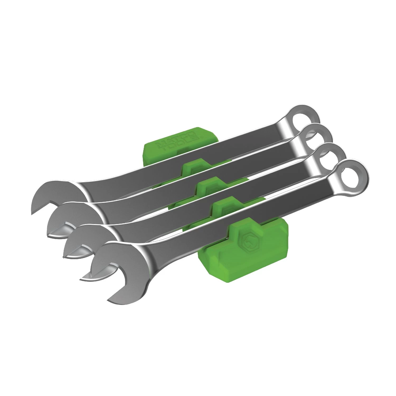 4 SLOT MAGNETIC WRENCH RACK - GREEN 5 4 SLOT MAGNETIC WRENCH RACK - GREEN - Image 3