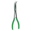 11" GREEN LONG NOSE PLIERS, BENT 45