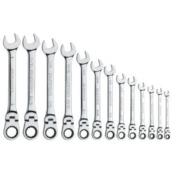 13 PIECE 72 TOOTH FLEX SAE SET