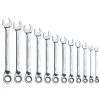 12 PIECE 72 TOOTH METRIC REVERSIBLE COMBINATION RATCHETING WRENCH SET -Hand Tool Store S7GRRCM12 ProductImage PrimaryImage 1500