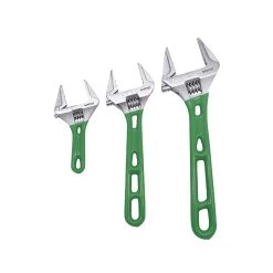 3 PIECE EXOSKELETON ADJUSTABLE WRENCH SET - GREEN 15 3 PIECE EXOSKELETON ADJUSTABLE WRENCH SET - GREEN -Hand Tool Store SAEW3G AlternateImage 03 1500