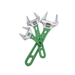 3 PIECE EXOSKELETON ADJUSTABLE WRENCH SET - GREEN 16 3 PIECE EXOSKELETON ADJUSTABLE WRENCH SET - GREEN -Hand Tool Store SAEW3G AlternateImage 04 1500