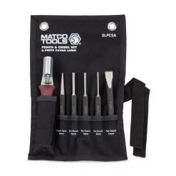 6 PIECE INTERCHANGEABLE PUNCH AND CHISEL SET -Hand Tool Store SLPC5A AlternateImage 03 1500