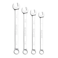 4 PIECE LONG SAE COMBINATION WRENCH SET
