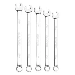 5 PIECE LONG METRIC COMBINATION WRENCH SET