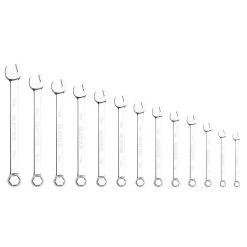 13 PIECE STANDARD COMBO METRIC 6 POINT WRENCH SET