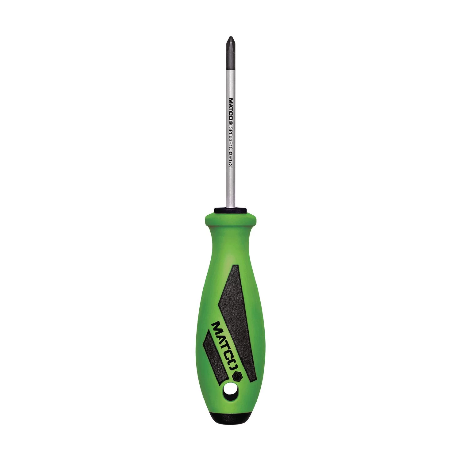 3/16" X 3" SCREWDRIVER PHILLIPS P1 - GREEN 3 3/16" X 3" SCREWDRIVER PHILLIPS P1 - GREEN