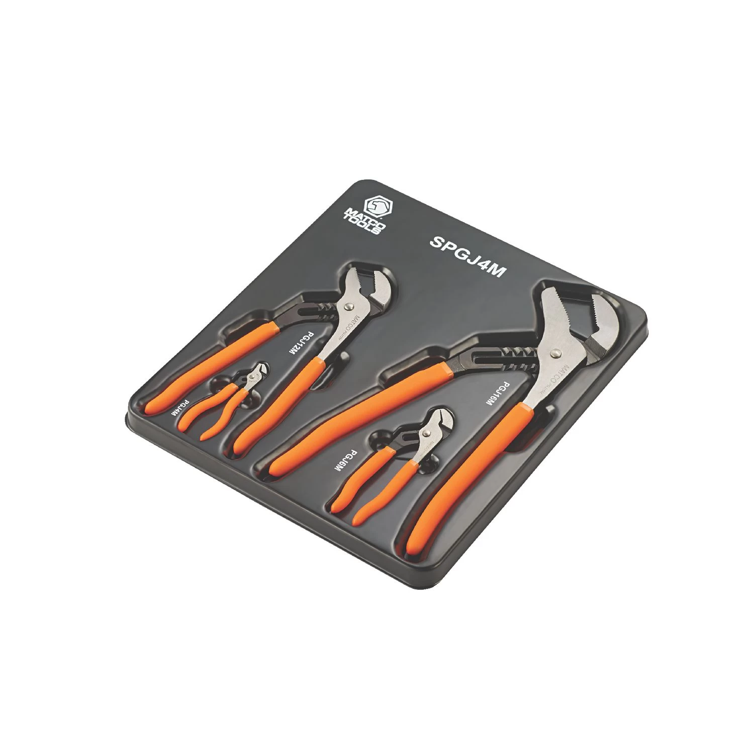 4 PIECE GROOVE JOINT PLIERS SET - ORANGE 6 4 PIECE GROOVE JOINT PLIERS SET - ORANGE - Image 4
