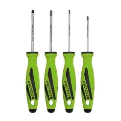 4 PIECE TOP TORQUE II™ PRECISION SCREWDRIVER SET - FLUORESCENT