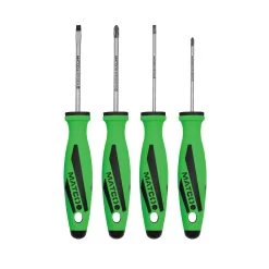 4 PIECE TOP TORQUE II™ PRECISION SCREWDRIVER SET - GREEN