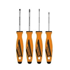 4 PIECE TOP TORQUE II™ PRECISION SCREWDRIVER SET - ORANGE