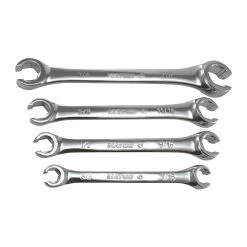 4 PIECE SAE FLARENUT WRENCH SET
