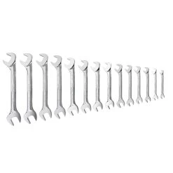 14 PIECE DOUBLE OPEN ANGLE WRENCH SET