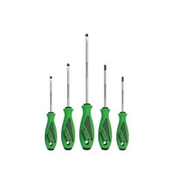 5 PIECE TOP TORQUE II™ SCREWDRIVER SET - GREEN