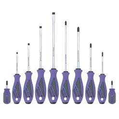 10 PIECE TOP TORQUE II™ SCREWDRIVER SET - PURPLE
