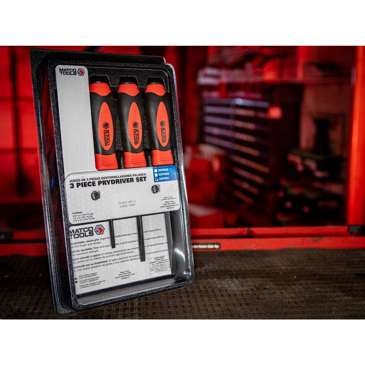 3 PIECE PRYDRIVER SET - RED 6 3 PIECE PRYDRIVER SET - RED - Image 4